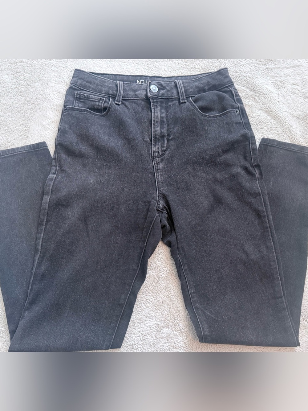 No Boundaries Black Skinny Jeans Juniors Size 7 NOBO Stretch Denim